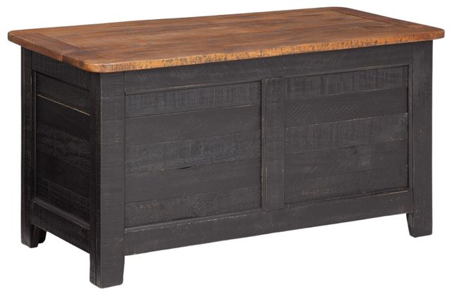 Signature Design by Ashley® Dashbury Antique Black Storage Trunk-3