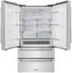 ZLINE 36" 22.5 Cu. Ft. Fingerprint Resistant Stainless Steel Counter Depth French Door Refrigerator-3