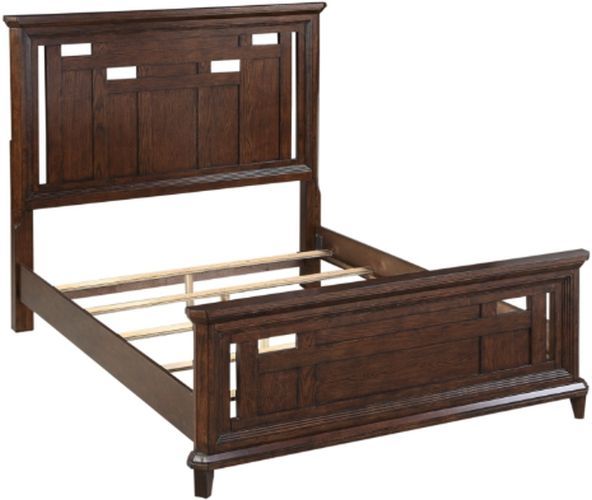 Winners Only® Kentwood Dark Brown King Panel Bed-0
