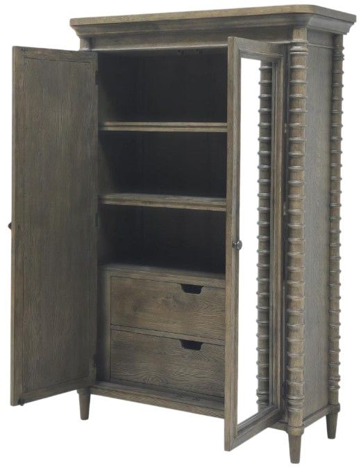 Legacy Classic Seraphina Midnight Oak Armoire-1
