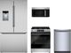 Bosch® 4 Piece Stainless Steel Gas Kitchen Package-0
