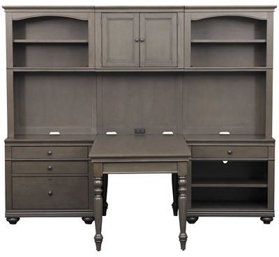 Aspenhome® Oxford Peppercorn Modular File Base-1