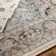 Surya Carlisle Cream/Denim/Medium Brown 4'x6' Area Rug-4