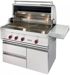 Wolf® 42" Grill Cart-Stainless Steel