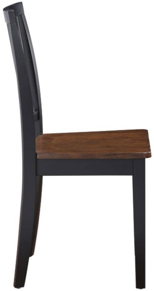 Steve Silver Co. Joplin Ebony/Walnut Side Chair-2