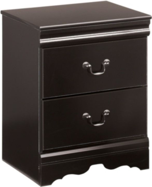 Signature Design by Ashley® Huey Vineyard 5-Piece Black Twin Sleigh Bed Set-4