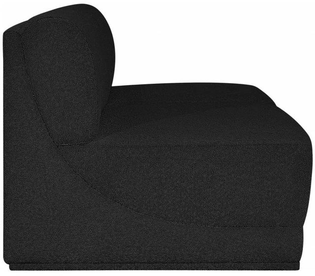 Meridian Furniture Ollie 2-Piece Black Armless Sofa-2