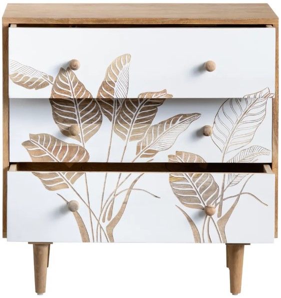 Crestview Collection Seaside White Drawer Chest-3