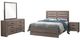 Coaster® Brantford 4-Piece Barrel Oak Queen Bedroom Set-0