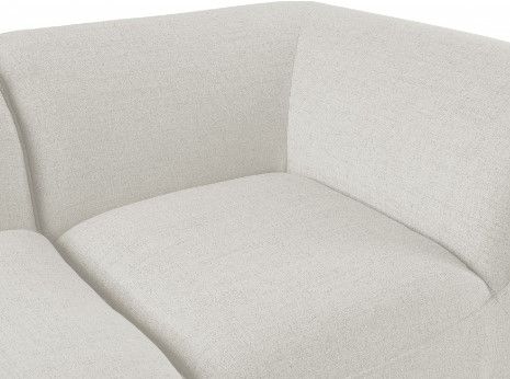 Meridian Furniture Miramar 5-Piece Cream Upholstered Modular Sectional-2