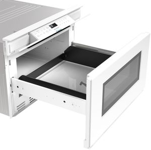 Sharp 1.2 Cu. Ft. White Built-In Smart Microwave Drawer Sharp 1.2 Cu. Ft. White Built-In Smart Microwave Drawer