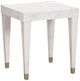 TOV Furniture Brandyss White Burl End Table-0