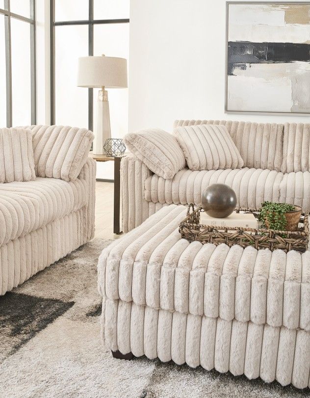 Hughes Furniture® 24550 Mondo Champagne Sofa-2