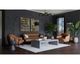 Sunpan - Armani Leather Arm Chair-1