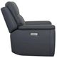 Flexsteel® Sawyer Dark Blue Power Recliner with Power Headrest and Lumbar-3