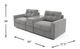Drew & Jonathan Home ModularOne New Horizon 3-Piece Gray Modular Sectional with Media Charging Console-2