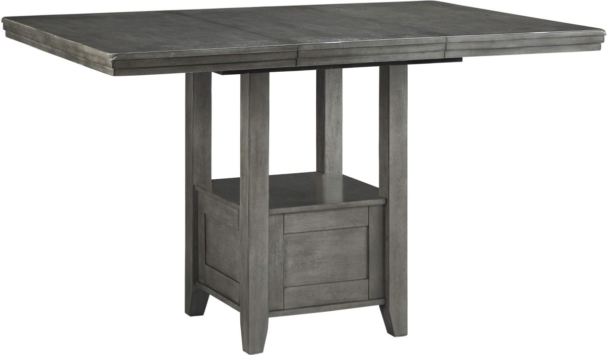 Signature Design by Ashley® Hallanden Antiqued Gray Counter Dining Table