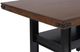 Coaster® Patterson Brown Counter Height Dining Table with Black Base-2