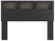 Signature Design by Ashley® Broachmyn Black/Gray Queen Bookcase Headboard-1