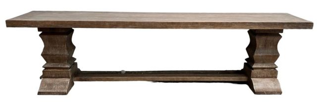 Million Dollar Rustic Brown Cabernet Column Bench-0