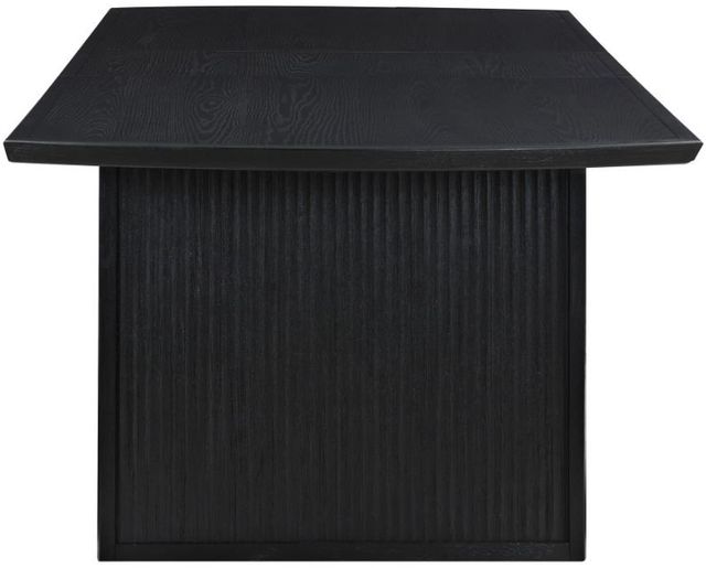 Coaster® Brookmead 9-Piece Black/Ivory Leaf Dining Set-2