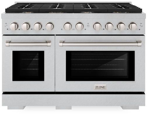 ZLINE 48" Satin Stainless Steel Pro Style Gas Range