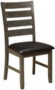 Brassex Inc. Oakley 2-Piece Black/Dark Grey Side Chair Set-0