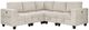 Homelegance® Walterboro 5-Piece Beige L-Shape Sectional with Storage-0