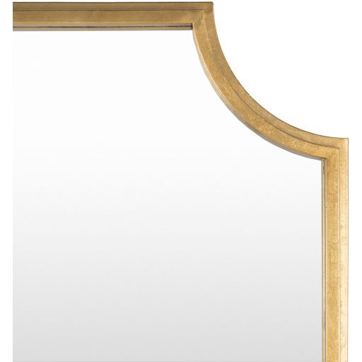 Surya Joslyn Gold Leaf Full Length Mirror-2