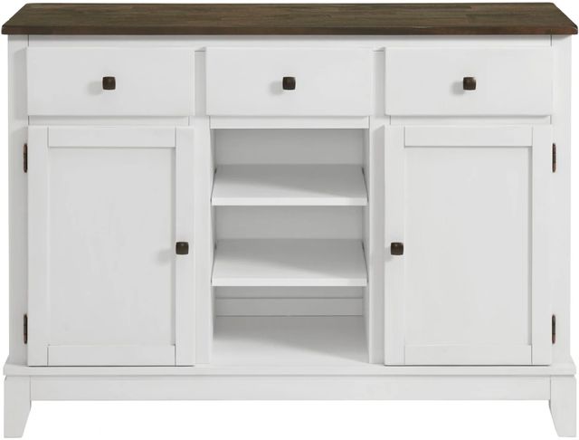 Intercon Kona Gray/White Sideboard-1