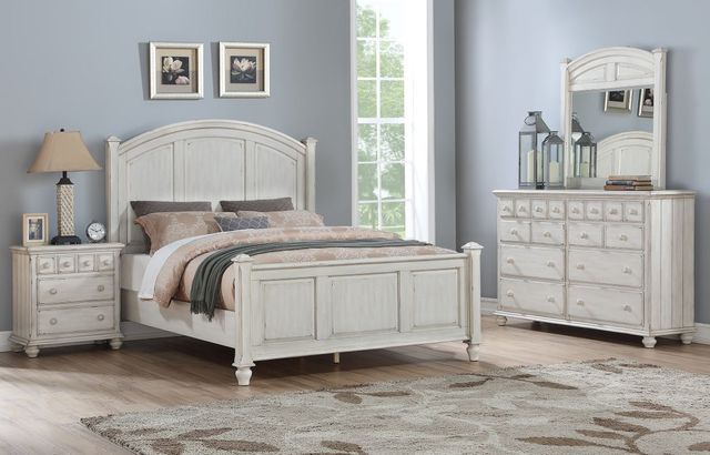 Winners Only® Nashville Antique White Nightstand-1