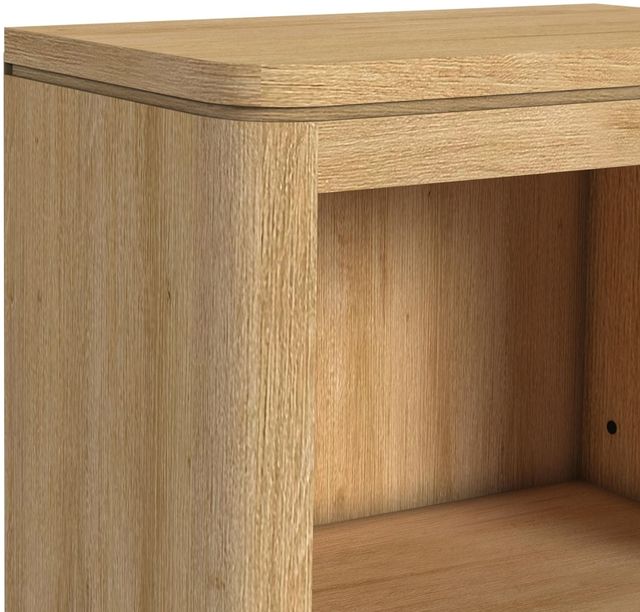 Elements International Rosalie 4-Piece Natural Entertainment Unit with 71" TV Console-3