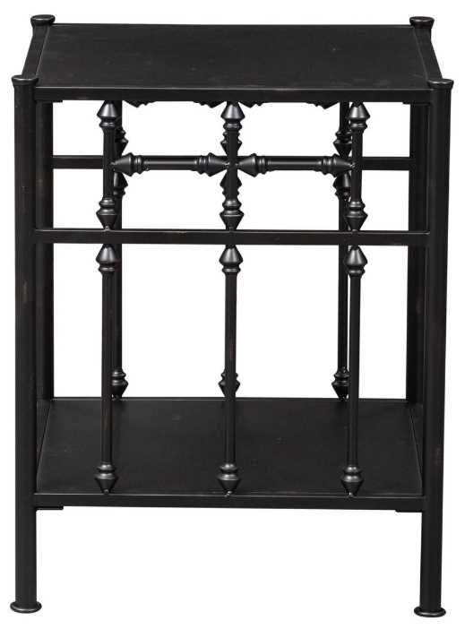 Liberty Furniture Vintage Black Open Nightstand-3