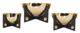 A & B Home Black/Gold Bowl-1
