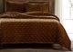 HiEnd Accents Stella 3-Piece Copper Brown King Bedding Bundle-0