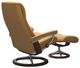 Stressless® by Ekornes® Customizable View Medium Manual Recliner and Ottoman with Signature Base-3