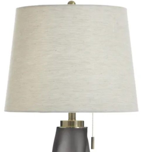 Stylecraft Izmir Smoke Table Lamp-1