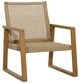 Dovetail Furniture Fay Natural Teak Outdoor Occasional Chair -0