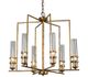 Forty West Bellemeade Gold Chandelier Lighting-0