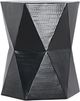 Riverside Furniture Briar Pitch Black Drum End Table-0