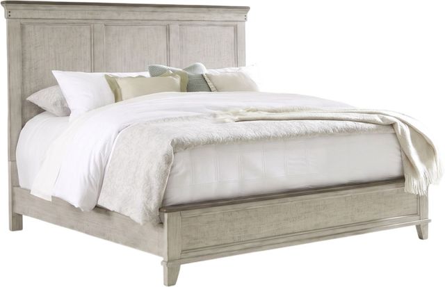 Liberty Furniture Ivy Hollow 3-Piece Dusty Taupe/Weathered Linen King Panel Bedroom Set-1