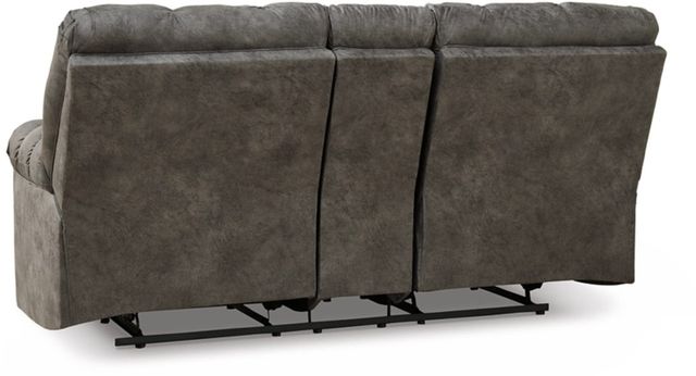 Signature Design by Ashley® Derwin Concrete Reclining Loveseat with Console-4