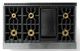 Viking® 7 Series 48" Cast Black Pro Style Natural Gas Range with 12" Reversible Griddle-4