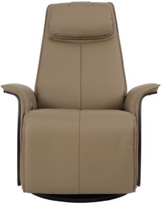 Fjords® Relax Metro Nougat Small Dual Motion Swivel Recliner-1