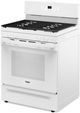 Whirlpool® 30" White Freestanding Gas Range-2