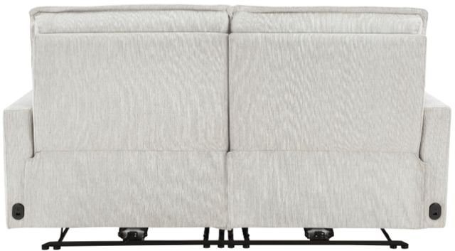 Homelegance® Salida White Double Power Reclining Loveseat with Power Headrests-3