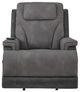 Signature Design by Ashley® 4Z-Peaceful Pause Slate Power Lift Recliner-2