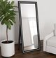 Coaster® Windrose Black Standing Mirror with Tempered LED-1