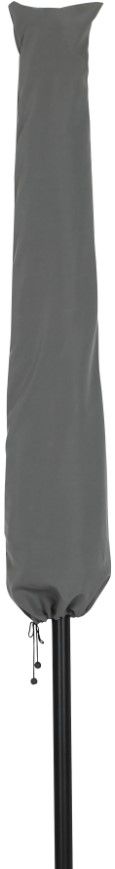 Meridian Furniture Amalfi Beige/Black Aluminum Outdoor Patio Umbrella-2