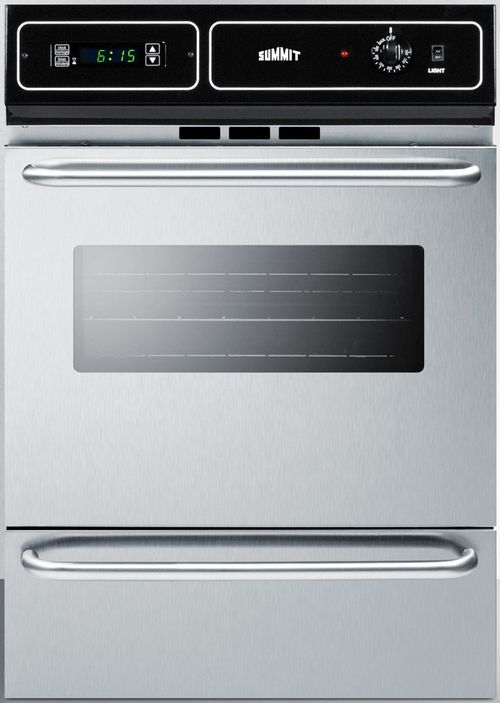 Summit® 24" Stainless Steel Built In Electric Single Wall Oven-0